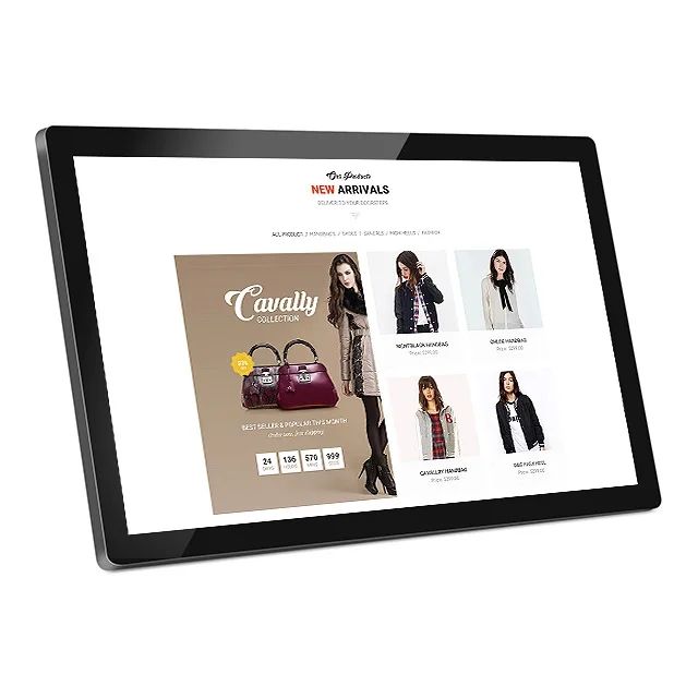 WF2403T 24 Inch Touch Screen LCD Indoor Advertising Screen Digital Signage RK3399