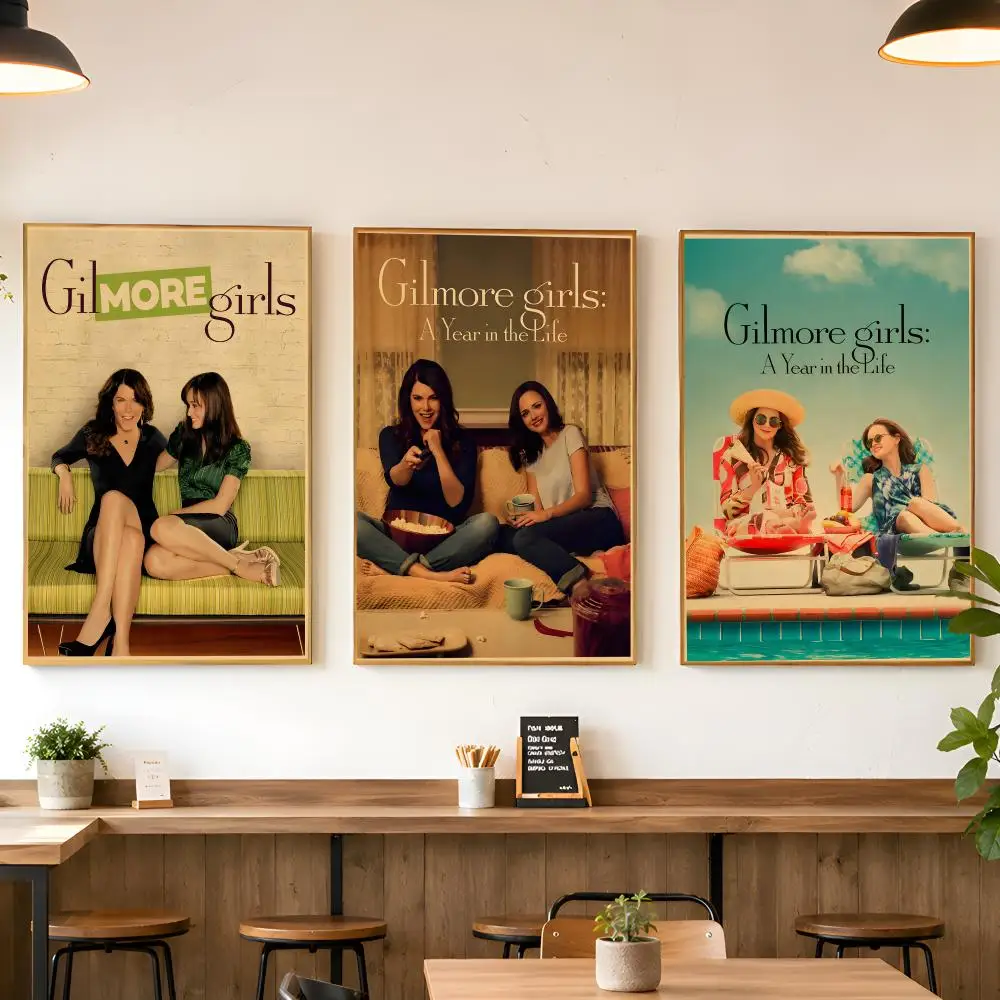 Kawaii G-Gilmore Girls Poster Matte Wall Peel And Stick Decor Bedroom Living Room Office Dorm Home