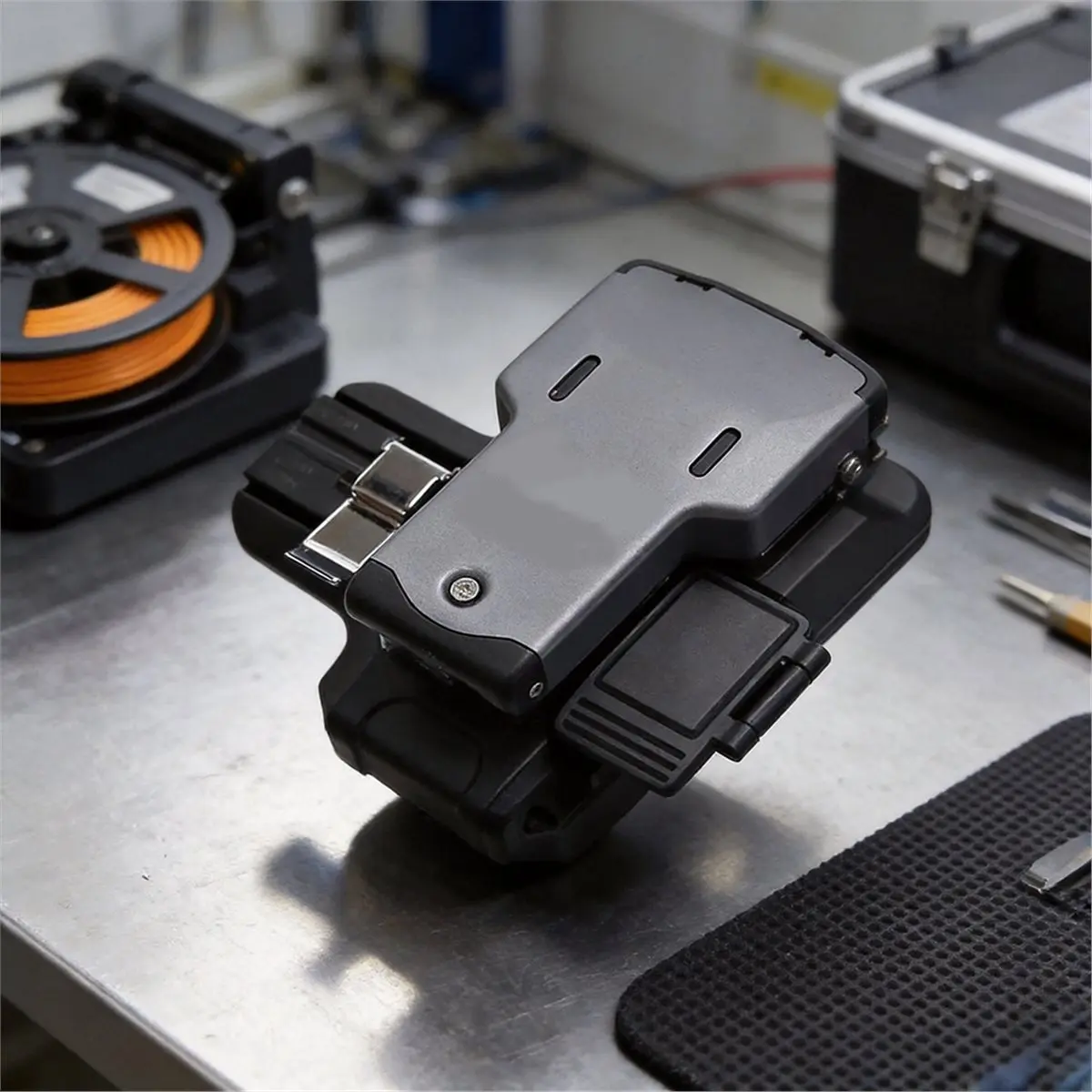 CC-03 Fiber Cleaver High One-Step Automatic Optical Fiber Cutting Tool Cutter