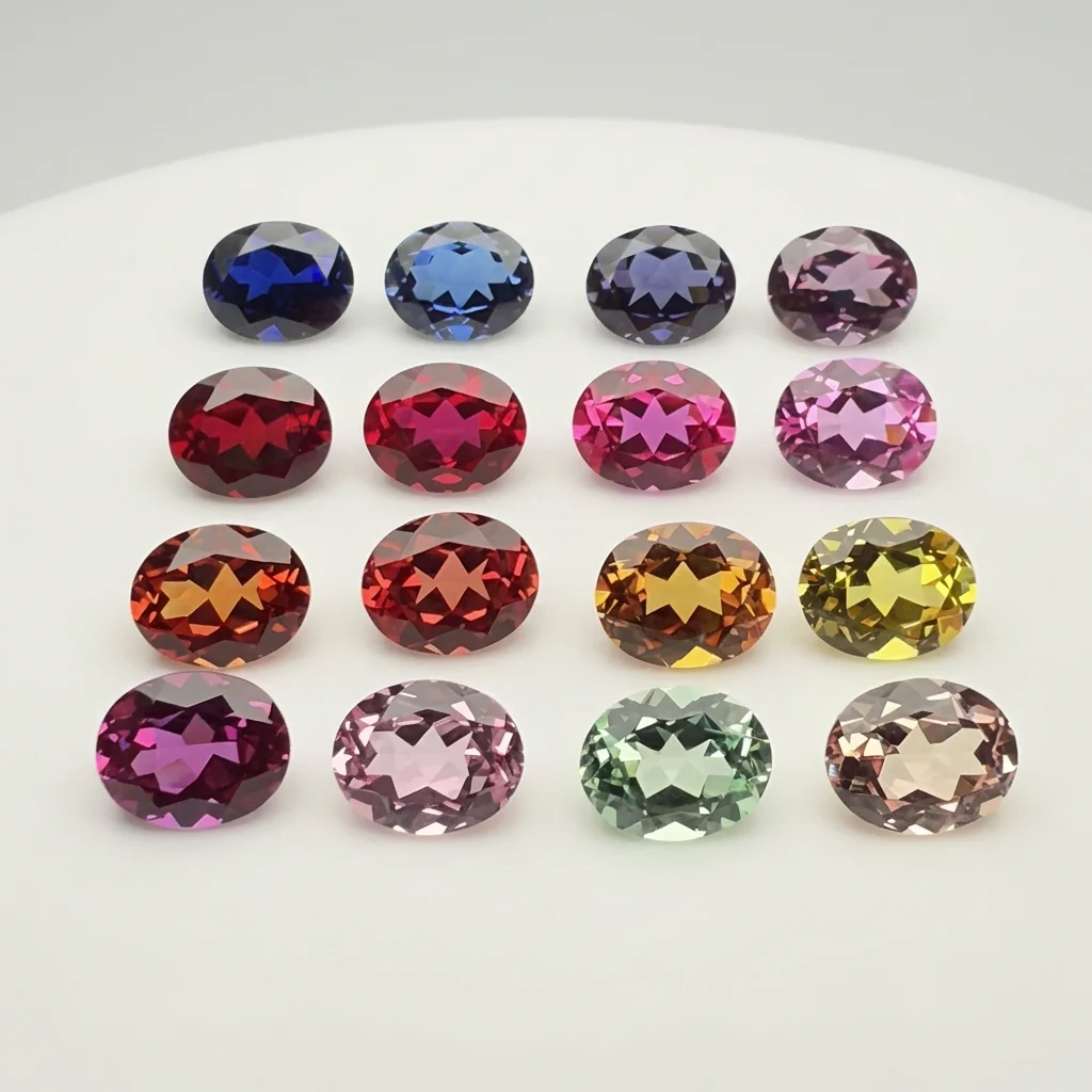 Lab Moissanite Oval 8x10mm
