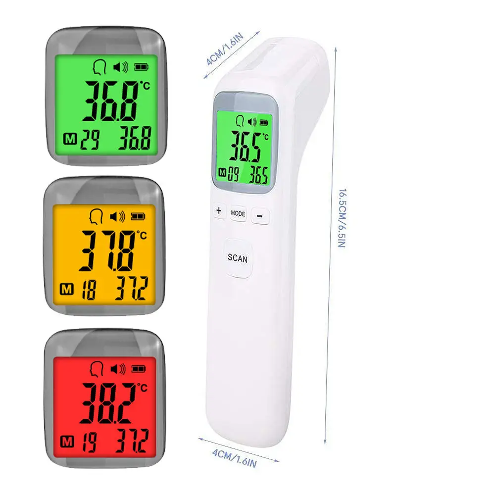 CK-T1502  Infrared Thermometers Mini Portable Digital Thermometer No-contact Thermometer Gun for Adults and Kids Fever