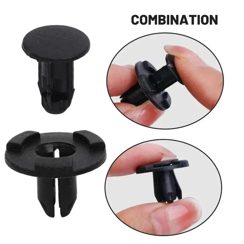 Auto Plastic Bumper Fender Replacement Push Retainer Clips Car Door Panel Clips for Nissan Mazda Interior Trim Fastener 10-50PCS