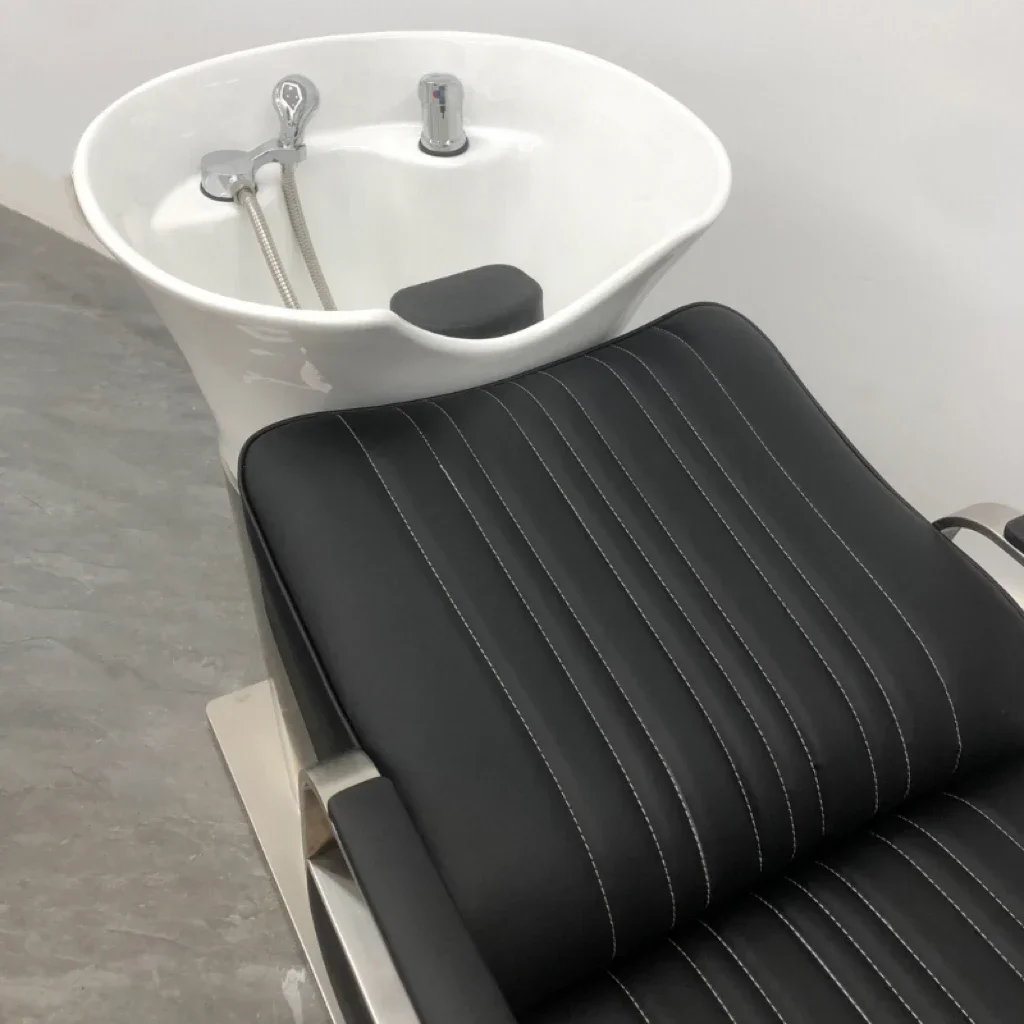 

New product internet celebrity hair salon shampoo bed, hair salon dedicated beauty shampoo bed, simple semi reclining