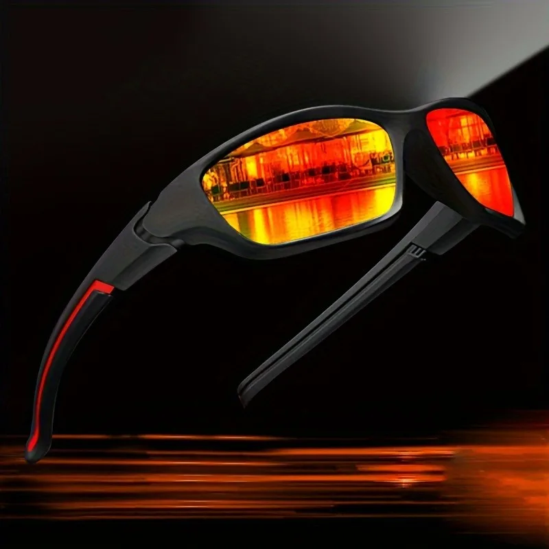 New Polarized Sunglasses for Men Outdoor Fashion Sports Fishing Cycling Eye Protection Sun Glasses Luxury Design Uv400