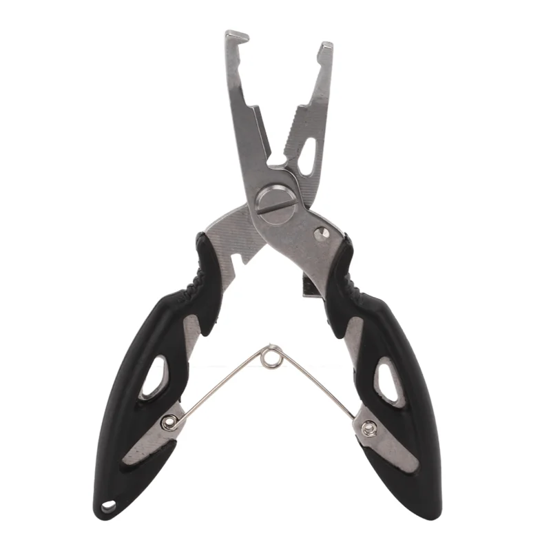 Small Size Fishing Stainless Steel Plier Freshwater Saltwater Hook Remover Scissors Metal Fishing Tackles