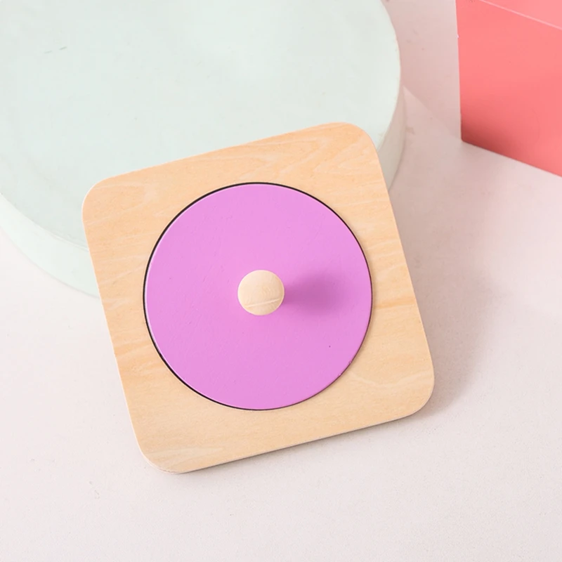 Montessori Babys pielzeug Spielset Montessori Spiegel Peekaboo Knopf Puzzle Medium Spinning Drum Ball Kit Spielzeug für 6-12 Monate Kleinkind – Detail 8