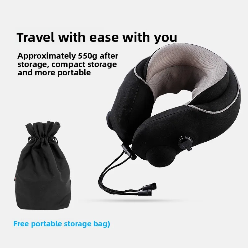 Home Smart Shoulder and Neck Massager Hot Compress Vibration Simulation Human Finger Kneading Trapezius Portable