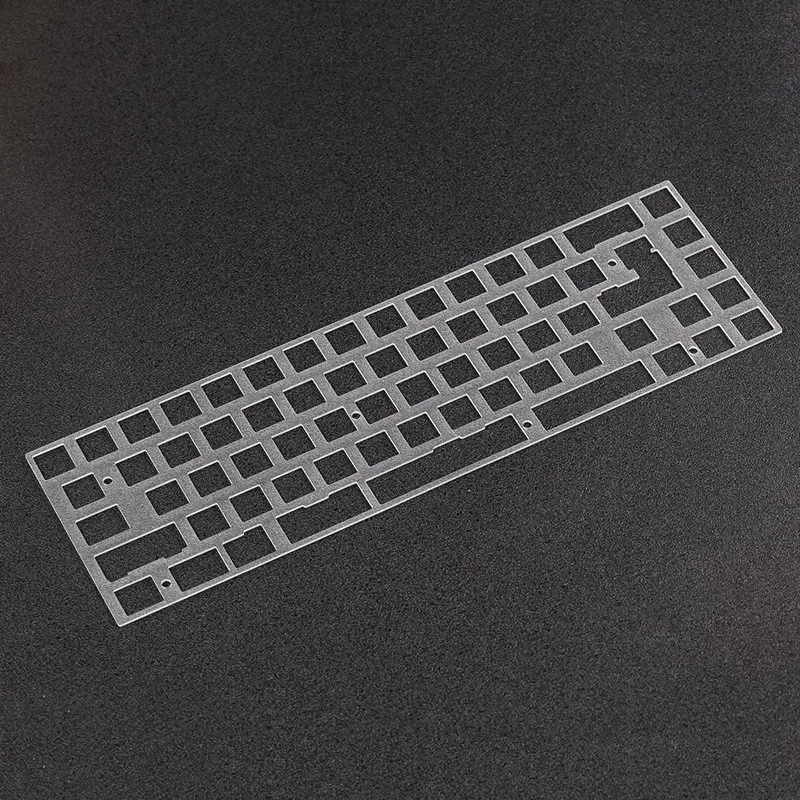 KBD68 Mechanical Keyboard Positioning Plate Polycarbonate Plate 65% Layout Compatible Tada68 KBD65 PCB DZ65 RGB TOFU65