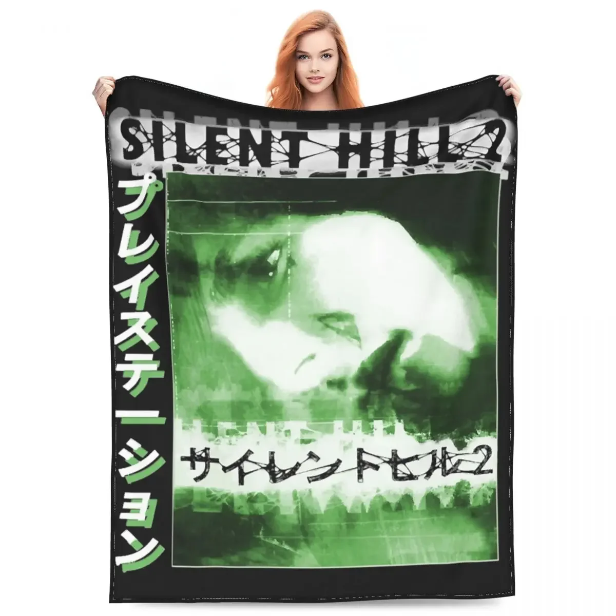 Silent Hill 2 Blanket Flannel Textile Decor Sunderland Multifunction Lightweight Thin Throw Blankets for Home Travel Bedspread