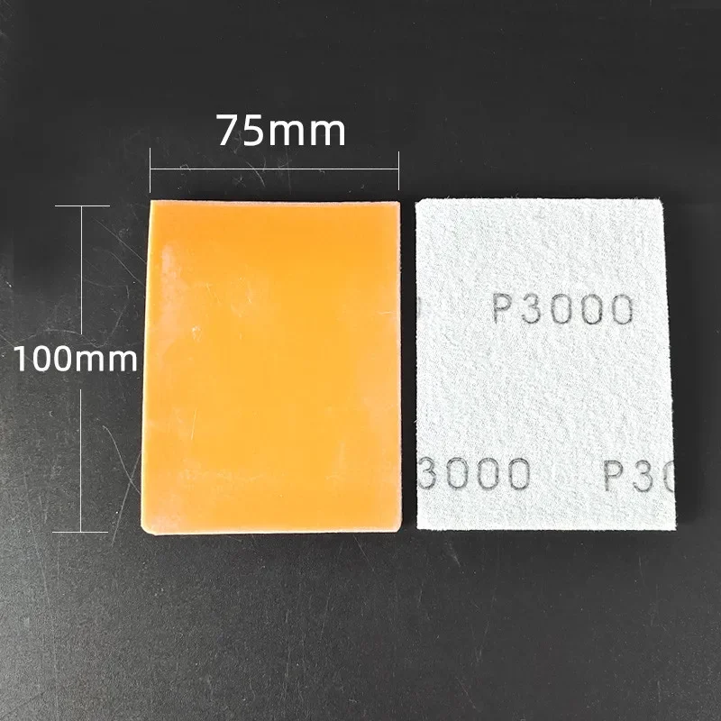 Sponge Sand Paper Disc 100x75mm 600#~ 3000# Self-adhesive Sandpaper For Automotive Paint Polishing Putty Sanding Abrasive paper