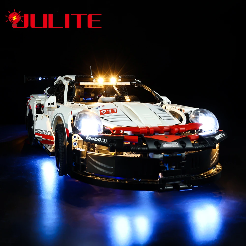 LED Light Kit for 42096 911 RSR Racing Children DIY Toys Set Building Blocks（Not Included Blocks）