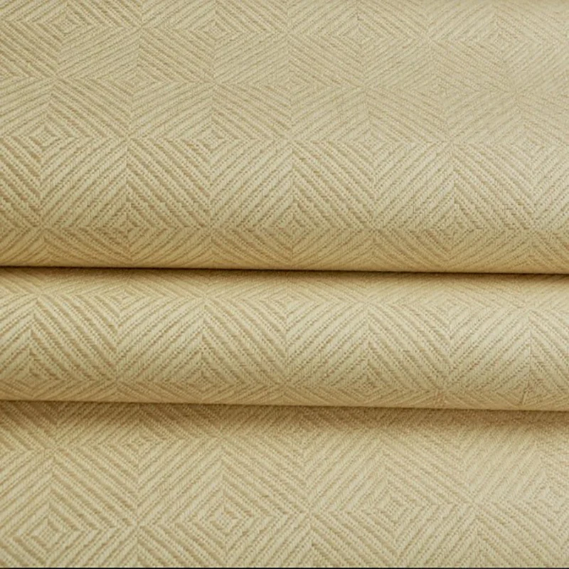 MY WIND Tan Vanilla Custard Home Decoration Paper weave Wallpaper Wallcovering