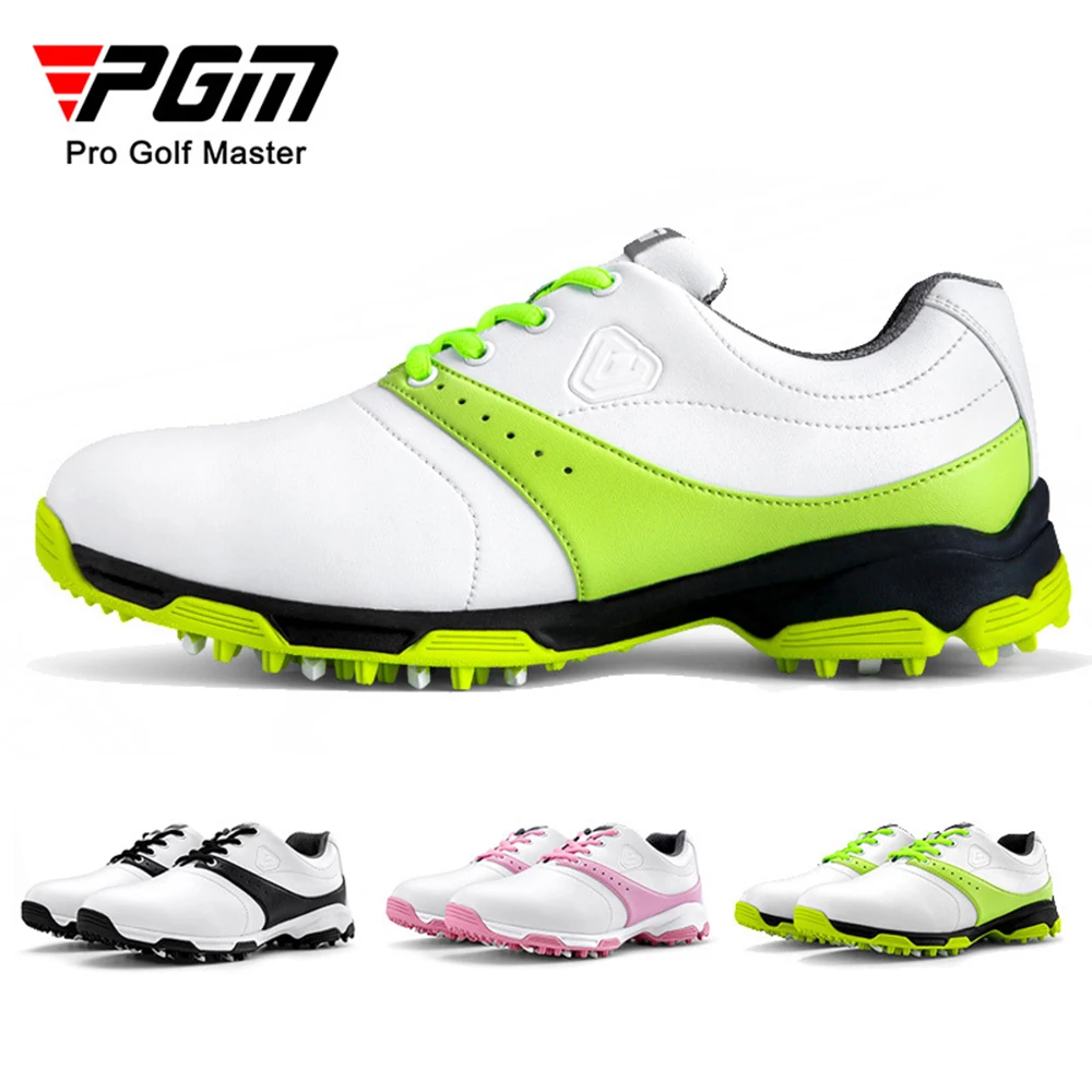 

New PGM XZ191 Golf Shoes Women's Waterproof Microfiber Shoe Breathable Anti-Slip Super Soft Midsole Athletic Sneakers Size 35-40