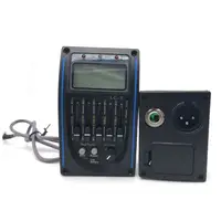 LC-5/4 banda preamplificador de guitarra acústica EQ ecualizador EQ preamplificador sistema sintonizador de guitarra Control de volumen 5 bandas pastilla de guitarra acústica