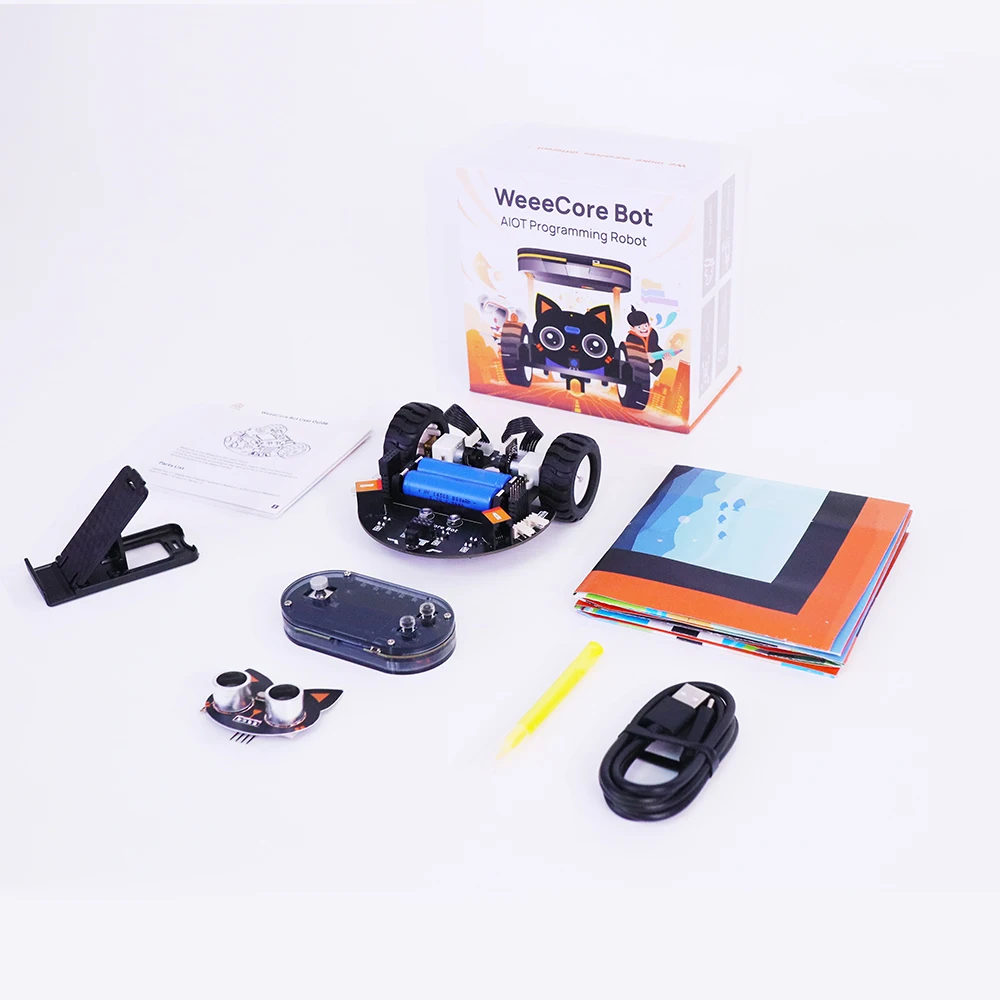 WeeeCore Bot AIOT Programmable Voice Educational Robotics Kit for STEM Education of School Children