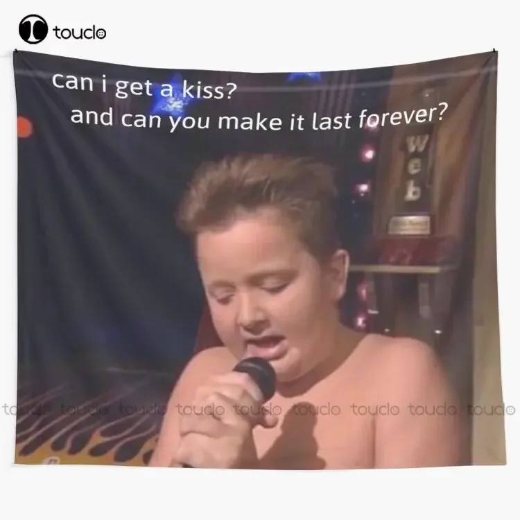 Gibby Singing - Icarly Tapestry Tapestry Wall Hanging For Living Room Bedroom Dorm Room Home Decor Printed Tapestry