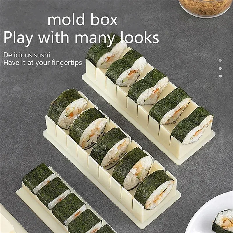 Versatile Sushi Grinder Making Tools Sushi Driver Rice Round Mold Mold Square Sushi Grinder Making Tools Kitchen Cooking Tools