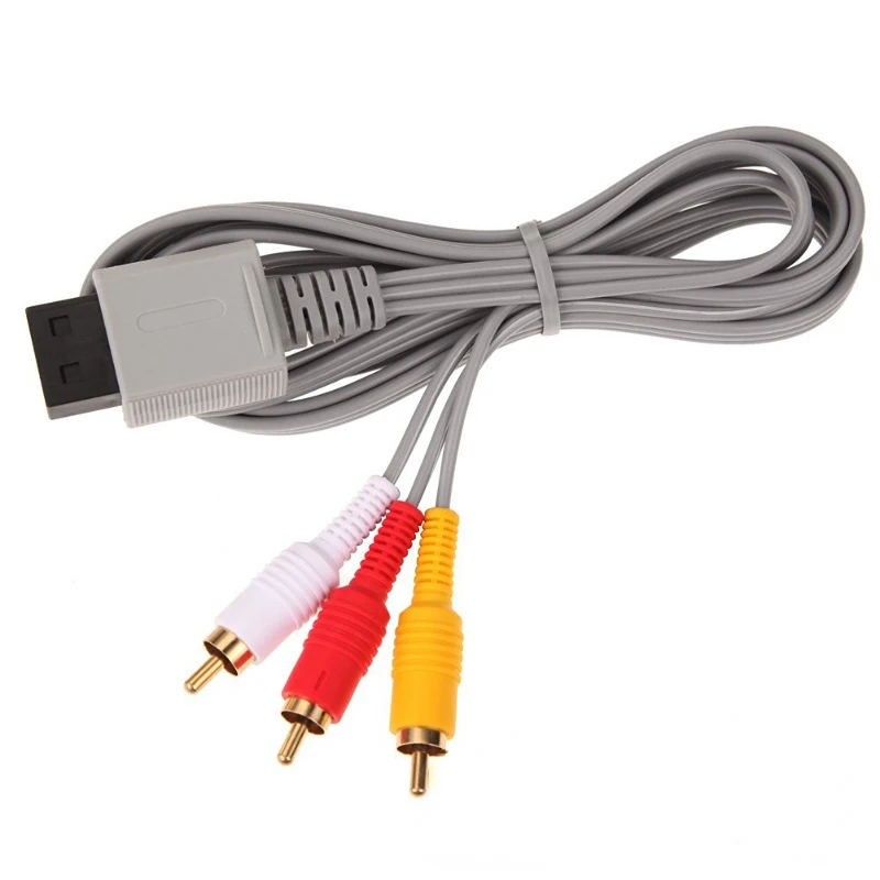 Cables de Audio y Video para Nintendo Wii y U, Cable AV de 1,8 M/6 pies para Cable Digital