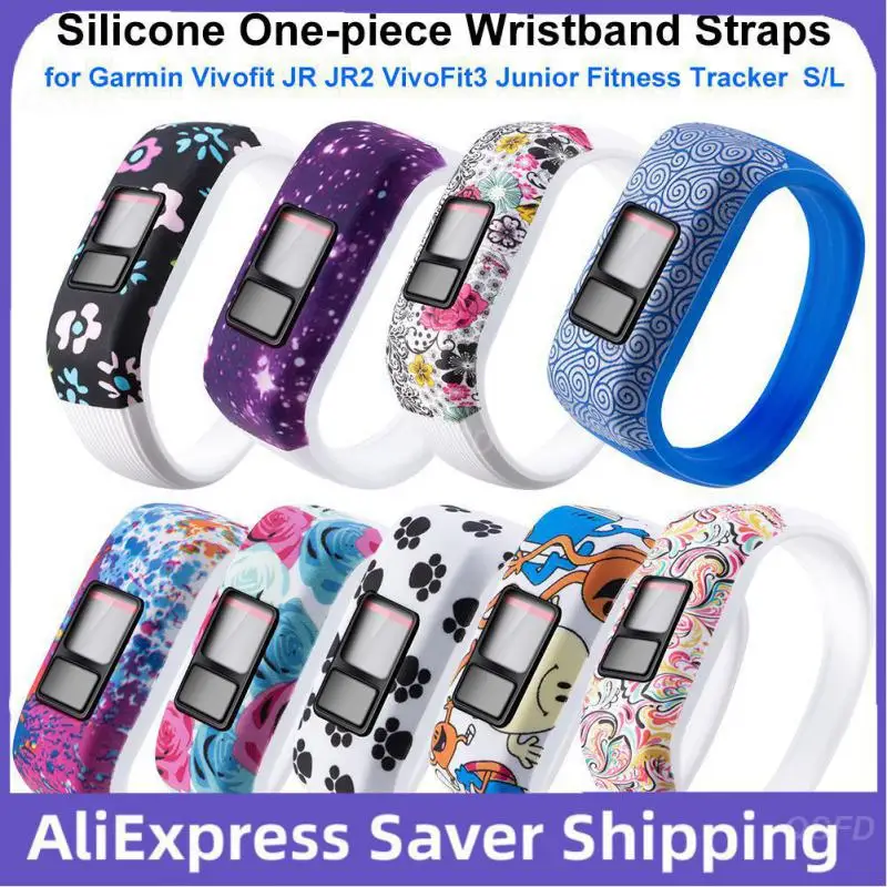 9colors Soft Wrist Bracelet Band Strap Holder for Garmin VivoFit JR for Garmin VivoFit JR2 Vivofit 3
