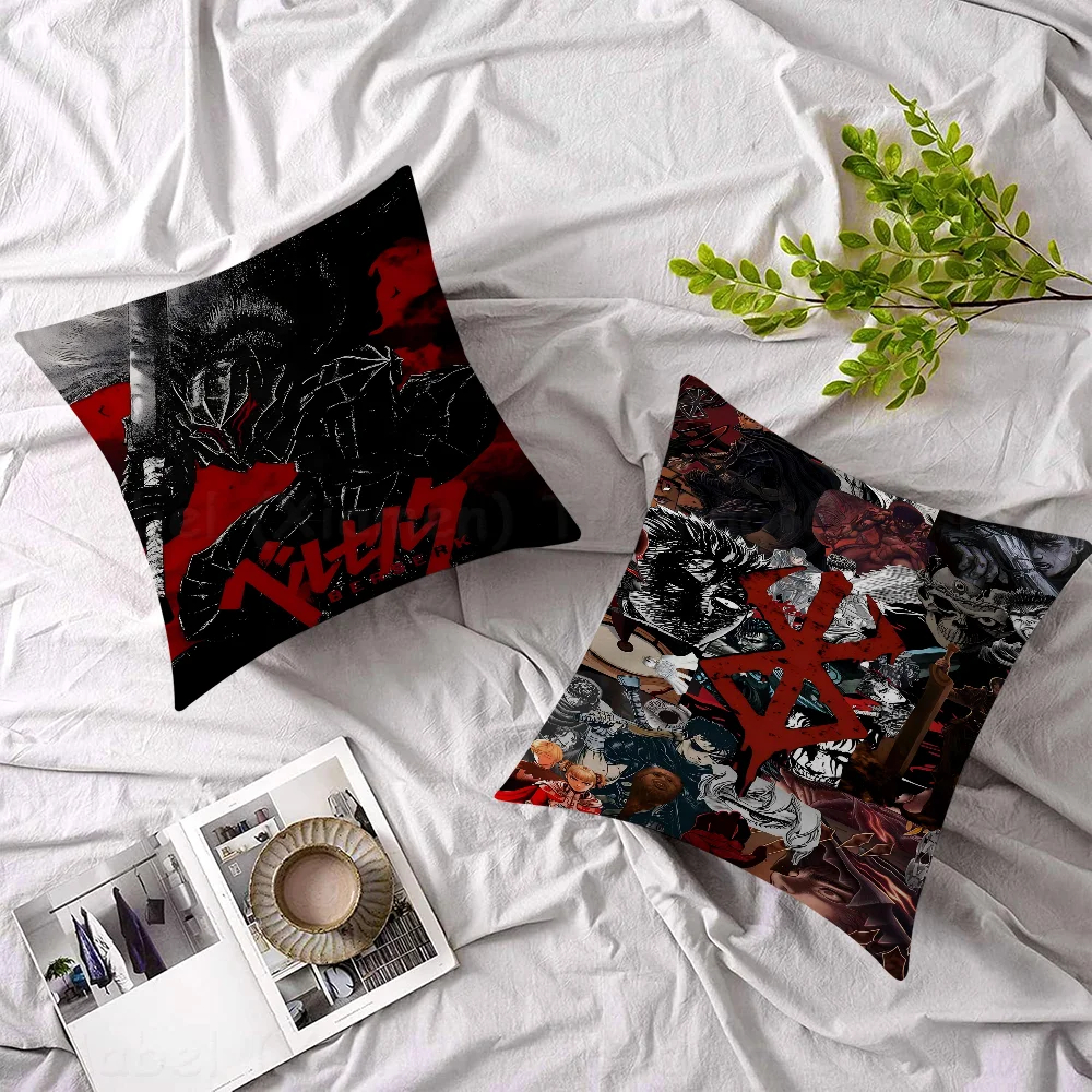 Japanese Anime Berserk Cushion Cover Decorative Pillow Sofa Home Decor Case Pillow Cases