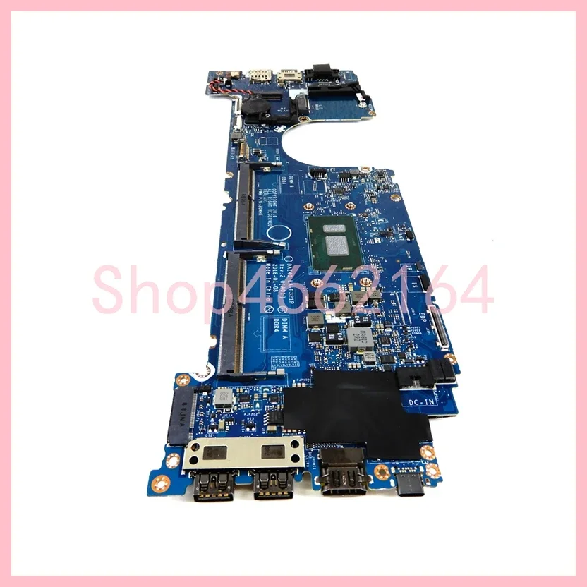 Imagem -06 - Laptop Motherboard para Dell La-f321p I58350u I79650u Cpu Notebook Mainboard Latitude 14 7490 100 Testado ok