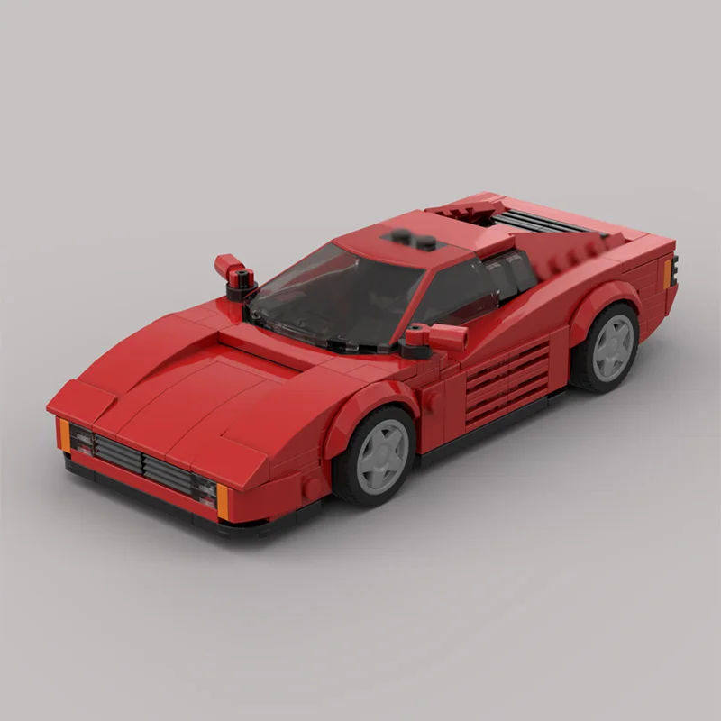 Speed Racing Car Model MOC Building Bricks TestaRossa Hypercar Modular Technology Children Holiday Gifts Assemble Toys Suit