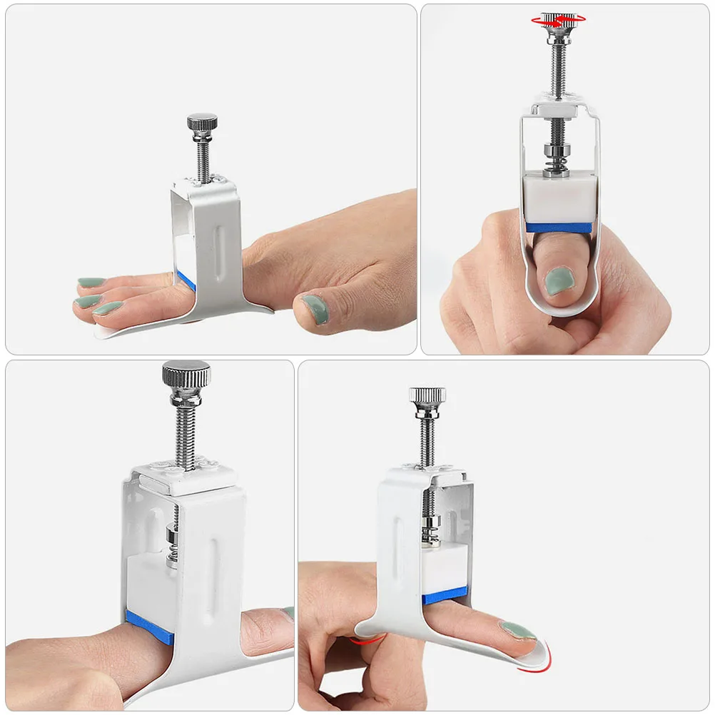 

Adjustable Finger Straightener Pressure Device Splint Corrector Spasmodic Deformities One Size Fits Stabilizer Mallet