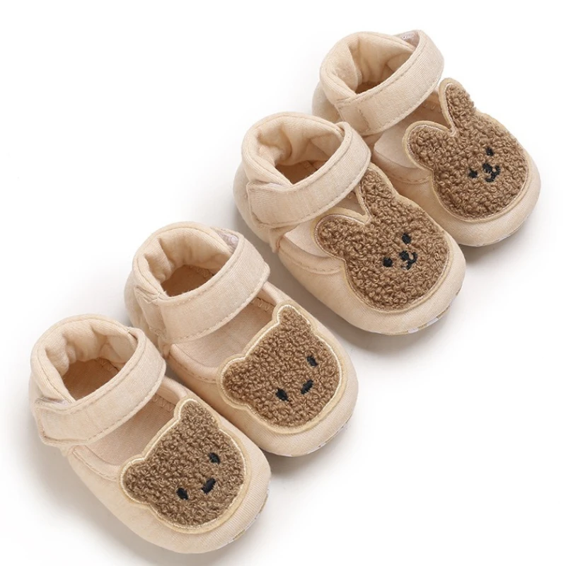 

Winter Babywalkingshoe2025new Style Baby Flat Bottom Warmshoe Casual Children Anti Slip Home Floor Walking Boot Child Short Boot