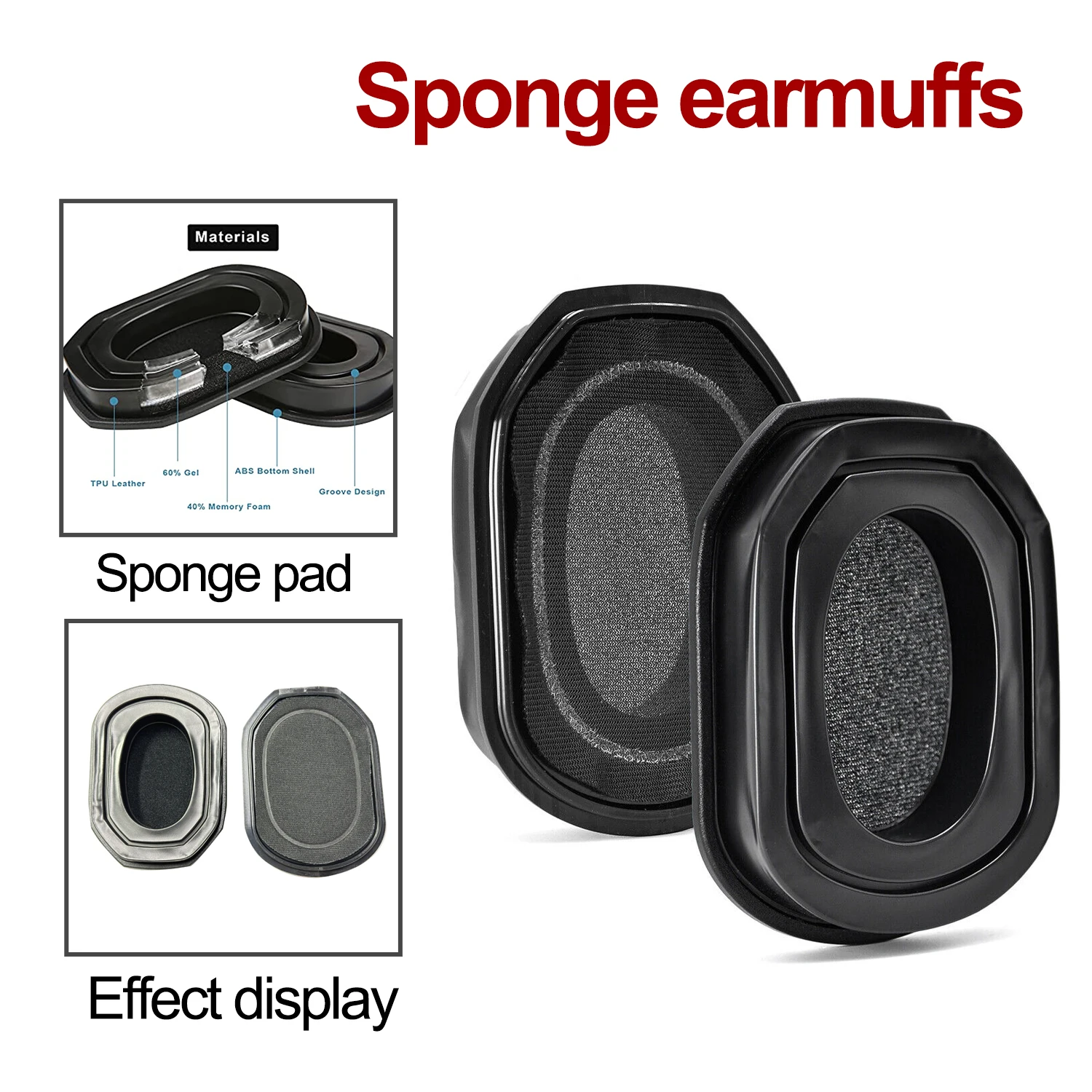 

Электронные наушники для защиты органов слуха, тактические противошумные наушники, гелевые амбушюры, совместимые с ходунками, бритва