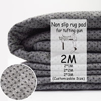 2m Width Tufting Gun Felt Backing Cloth Composite Drop Rubber Dot Anti-slip Rug Pad Fabric for Carpet Tufting Backing Cloth