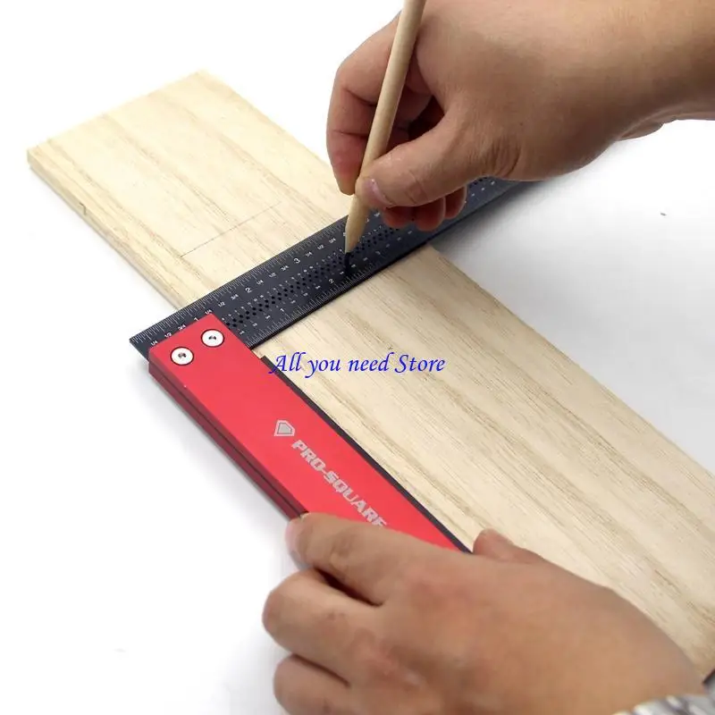 アルミ合金直角定規直角マーキングゲージ分度器大工木工測定ツール