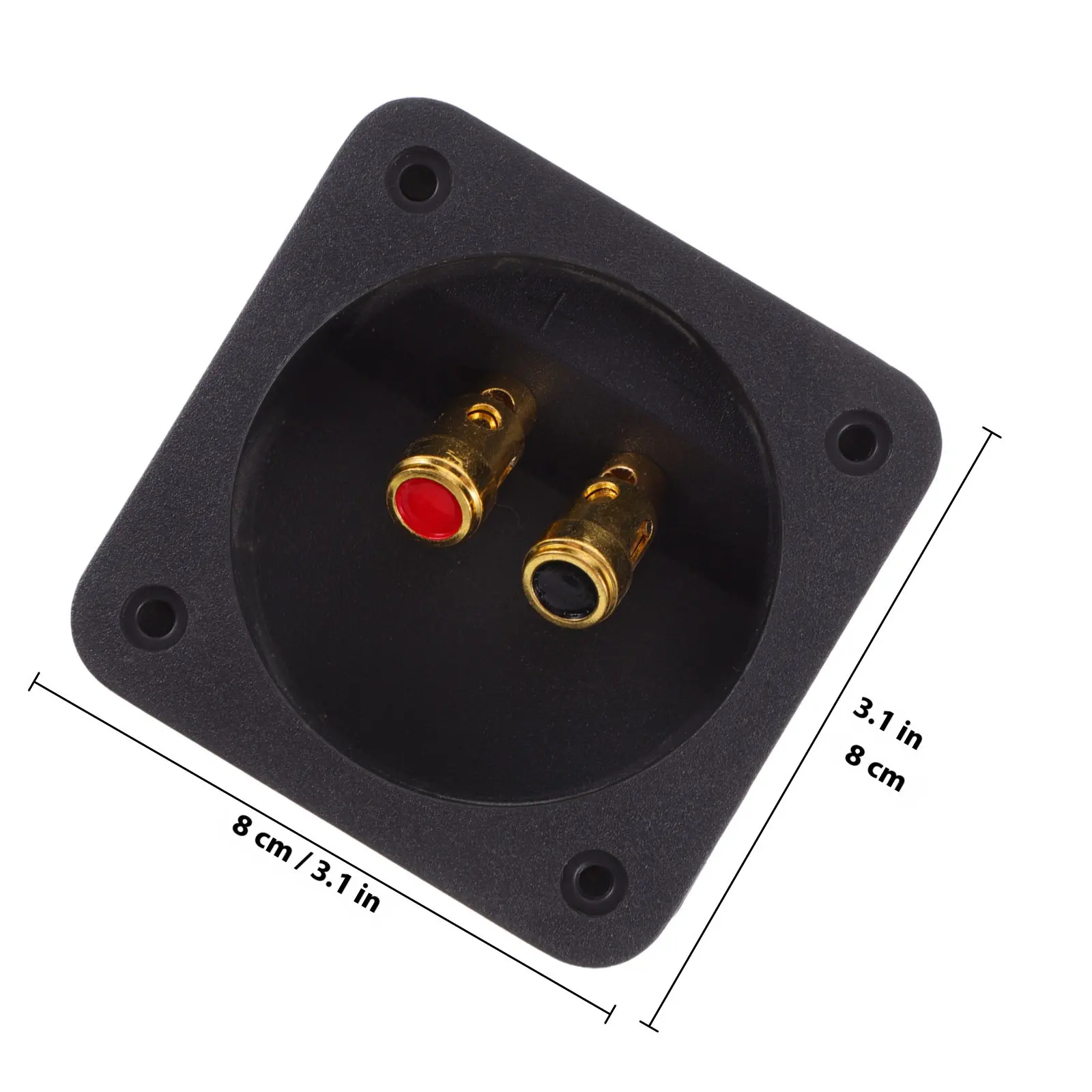 Heavy Duty Speaker Terminal Cups 2pcs for DIY Audio Enclosures Subwoofer Boxes Wiring Disconnect