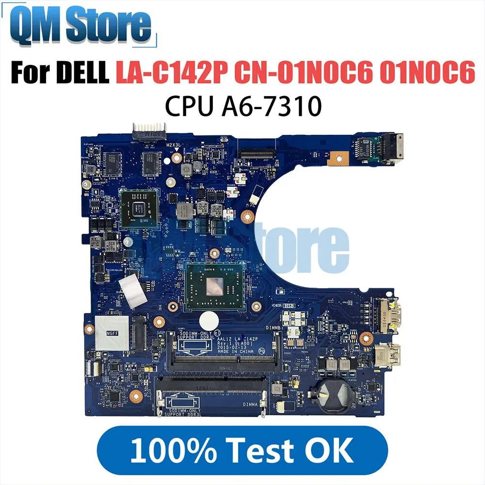 Placa-mãe portátil para Dell, Lenovo INSPIRON 5555, 5455, 5755, AAL12, CN-09J3FV, 0799KM, Mainboard A4, A6, A8, A10, CPU, DIS, UMA, LA-C142P