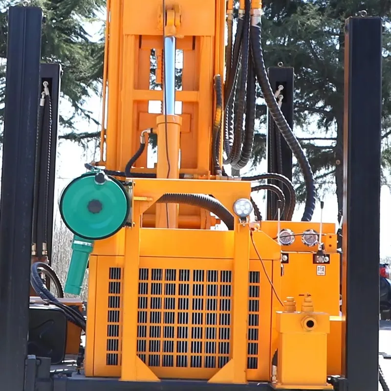 Pneumatic Water Well Drilling Rig 200m Deep DTH Hammer Borehole Machine For Hard Rock With High Pressure Air Compressor System view 4
