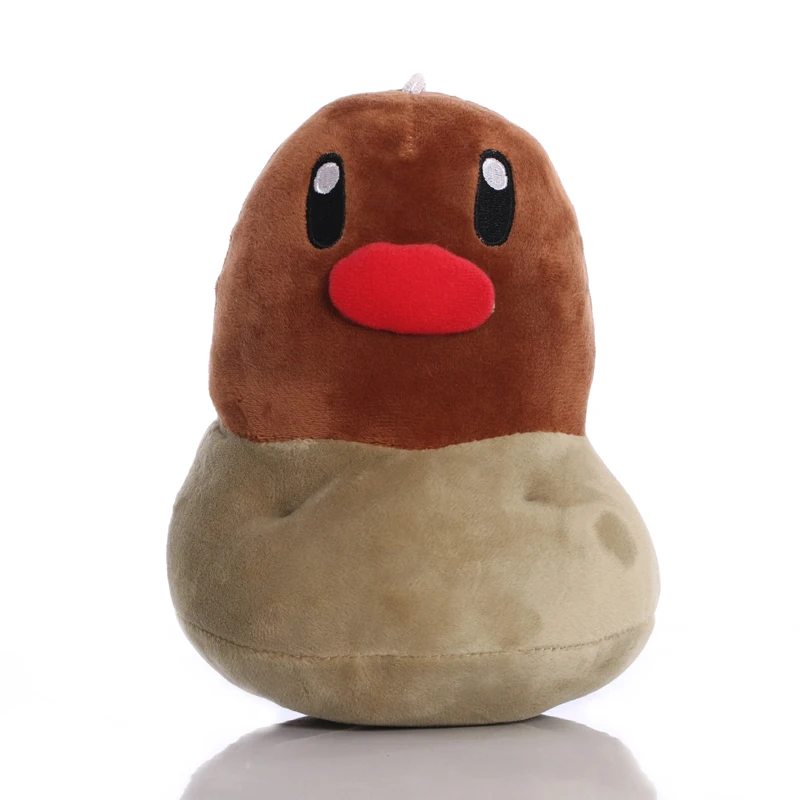 

5pcs/lot 18cm Diglett Plush Stuffed Toys Anime Pokemon Diglett Plush Pendant Soft Animals Toy Doll for Kids Children Xmas Gifts