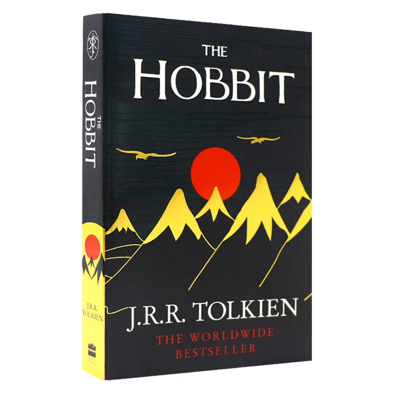 The Hobbit Tolkien-libros superventas en inglés, novelas mágicas de fantasía, 9780261103344