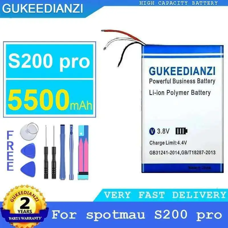 

5500Mah Reliable Power Long Lasting For Spotmau S200 Pro Data Recovery Tool Battery