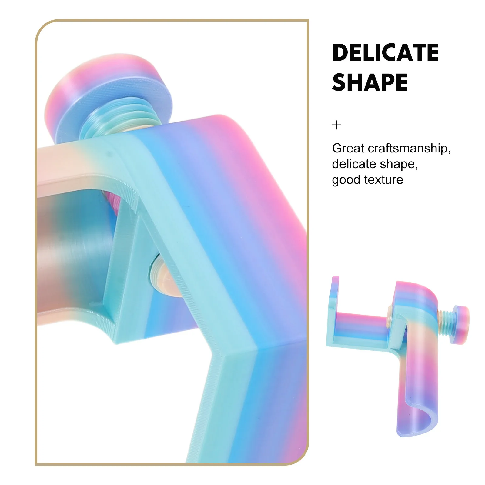 1 Set Diamond Clamp Canvas Roller Holder For Painting Storage Rack Adjustable Roll Management Clip Sturdy Plastic