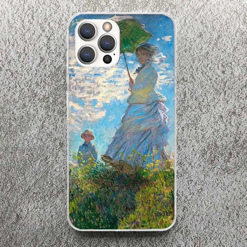 Miękkie etui z nadrukiem mostka lotosu na iPhone 11 13 14 Pro Max 15 Art 12 Mini obudowa telefonu XS XR X SE 7 Plus 8 Patt