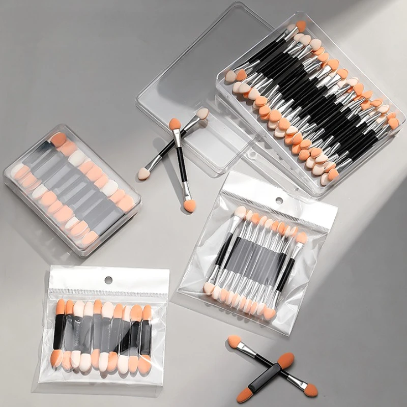 

Nail Art Aurora Magic Mirror Powder Double Head Sponge Stick Eye Shadow Brush Disposable Makeup Nose Shadow Stick Manicure Tools