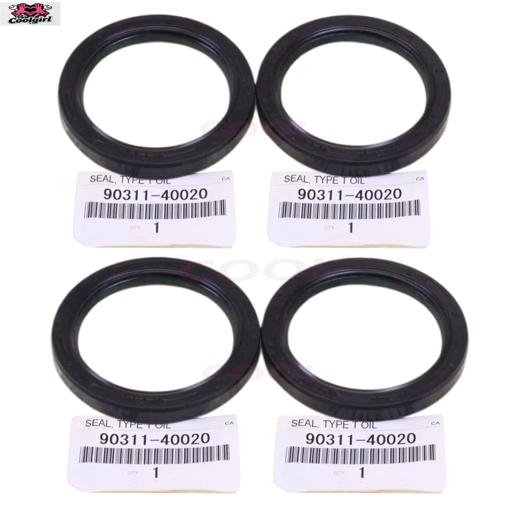 4 Pieces For LEXU-S OEM FACTORY New FRONT CAM SEAL SET 2001-2005 IS300 90311-40020