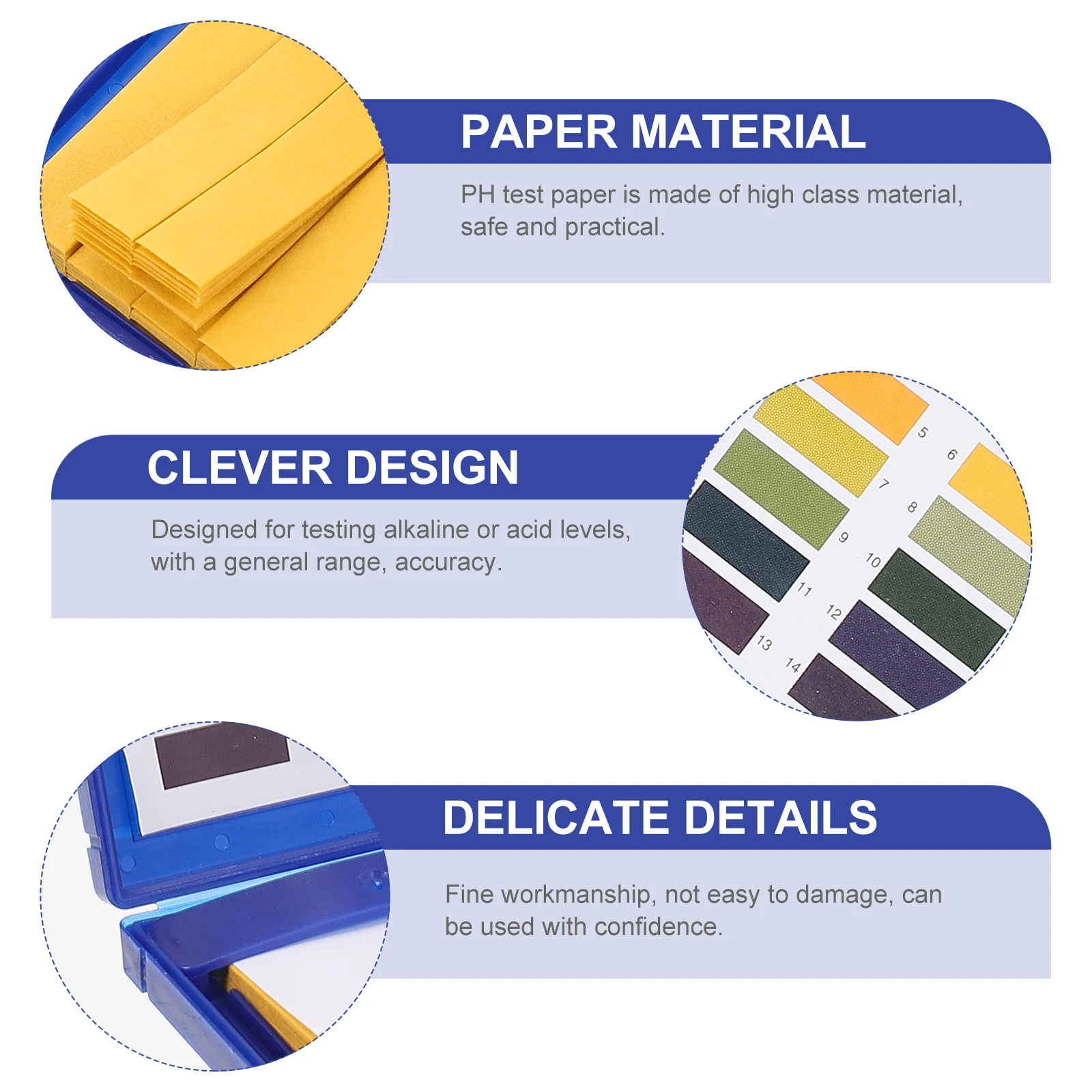 

3 Boxes Pool Spa Ph Swimming Pool Strips Water Quality Testing Fish Tank Soil Test Paper Kits Tools Supply Water Testing Strips