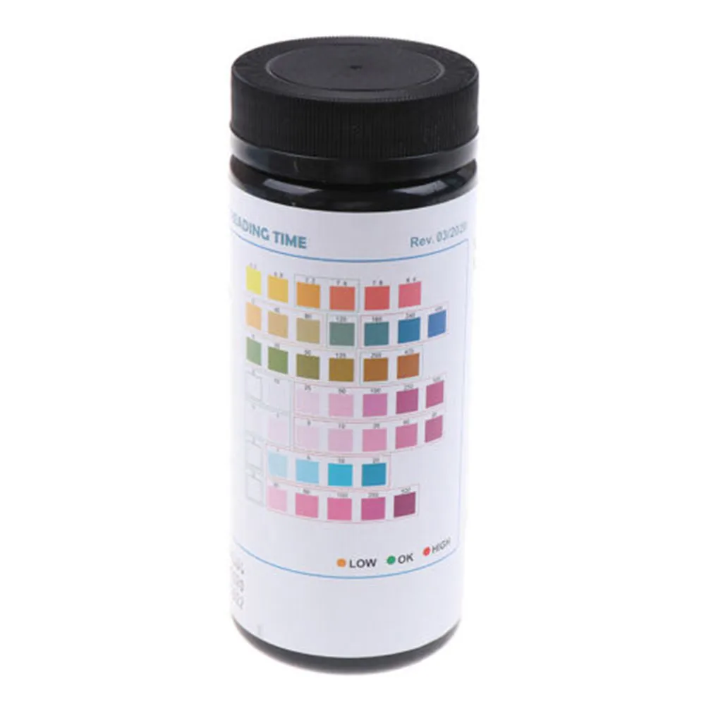 Water Test Strips 50pcs 7 In1 Strip Strips Test Tool Tropical Accessories Aquarium Fish Tank Kit Nitrite Paper