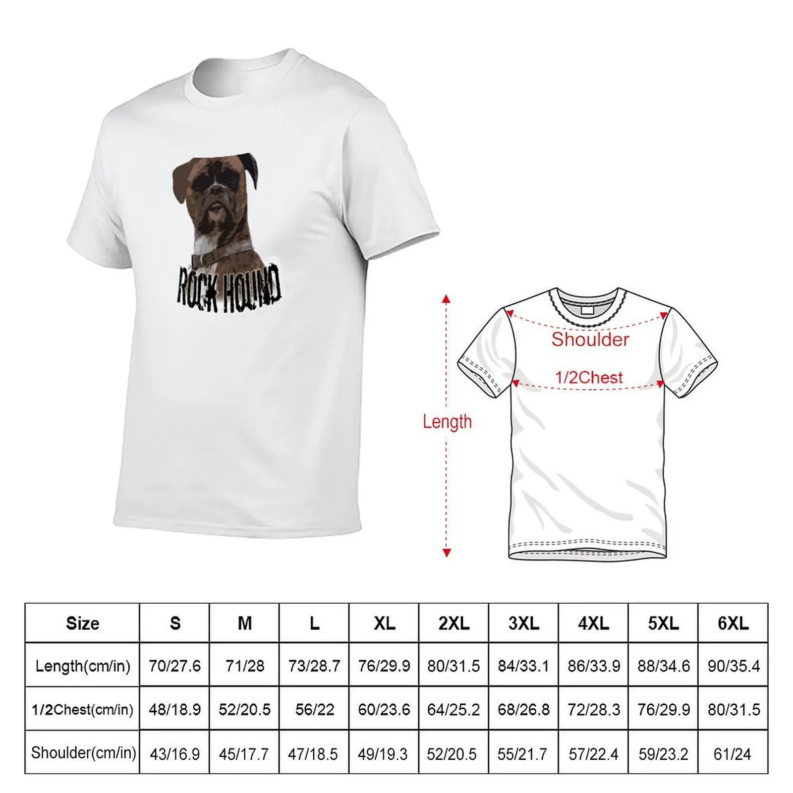 Rock Hound T-Shirt summer shirt sports fans black t shirts for men