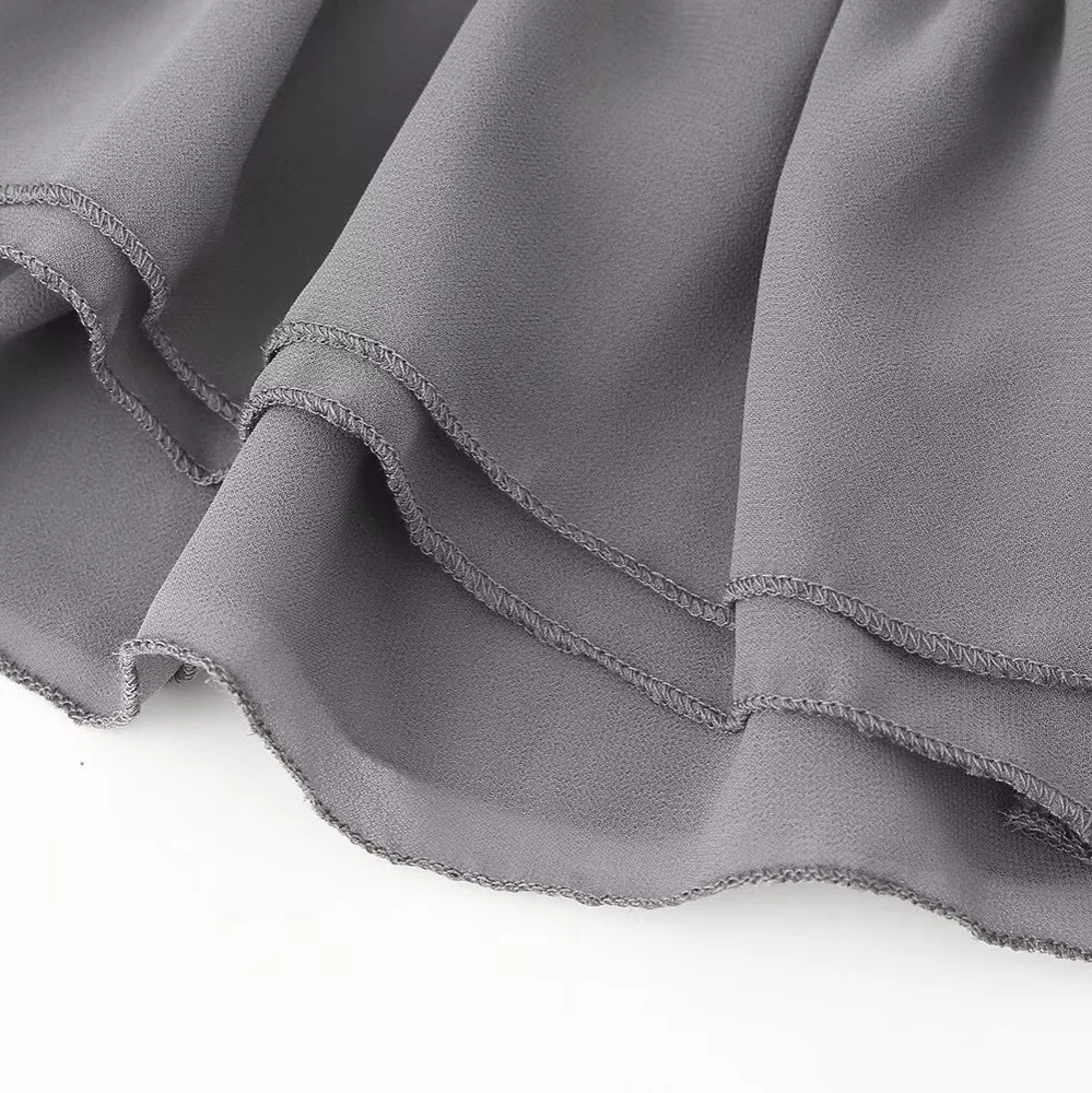 Vestidos cortos sexis de lentejuelas para mujer, vestido con cuello en V y cuello Halter con cordones y dobladillo con volantes y espalda descubierta para mujer, bata de fiesta de noche para discoteca de verano 2025