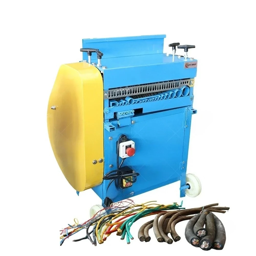 Cable Stripper Automatic Wire Stripping Machine /Copper Cable Recycling Machine For Purity Copper Recycling