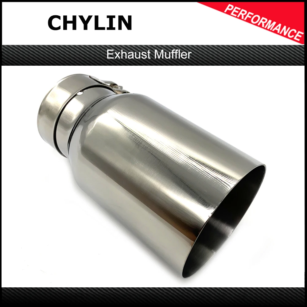 1 Adet Araba Modifiye Düz Kenar Paslanmaz Çelik Egzoz Borusu Tek Katmanlı Parlak Susturucu İpucu Logo Olmadan