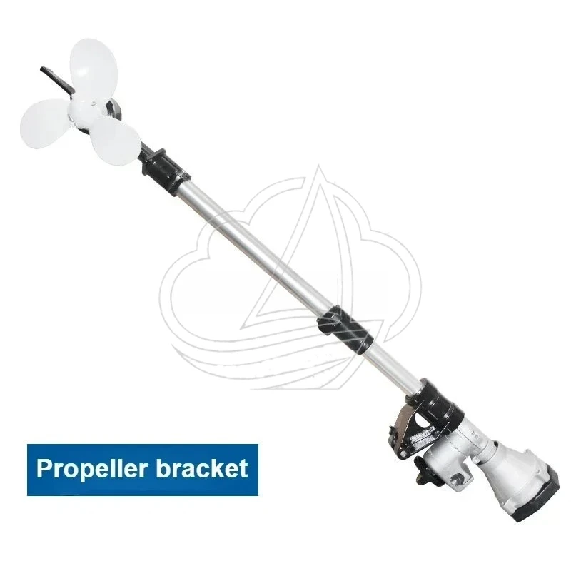 Lawn Mower Modified Bracket with Propeller, Four Stroke Outboard Engine Holder for Kayak Inflatable Fishing Boat