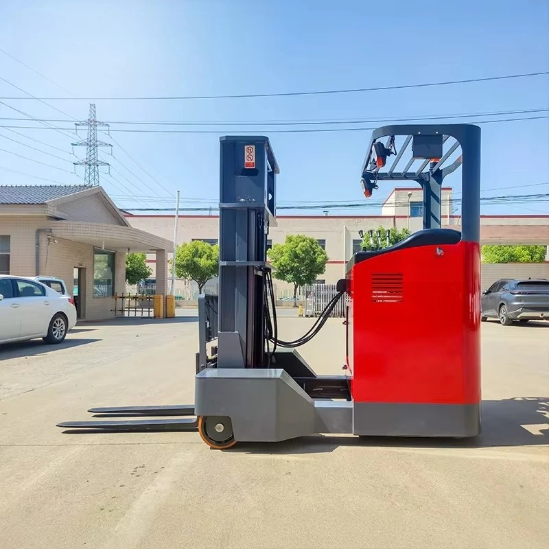 Efficient Electric Side Loader Forklift 1500kg 2000kg 3000kg Four Way Reach Stacker Forklift with Lithium Battery