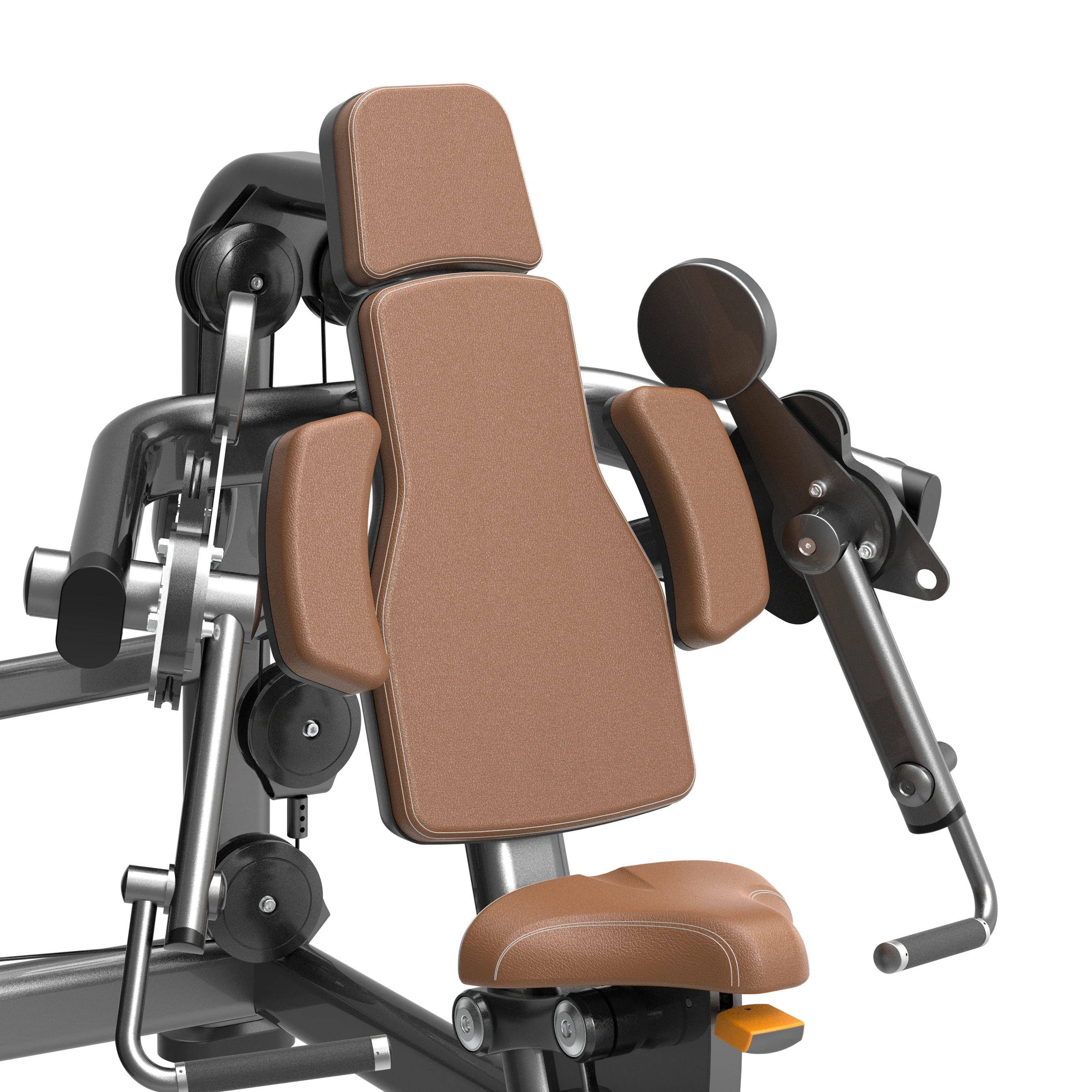 

Factory Supply Commercial Gym Use Equipment Adjustable Steel Seated Bicep Fitness Machine for Arms Chest Bodybuilding Exercise